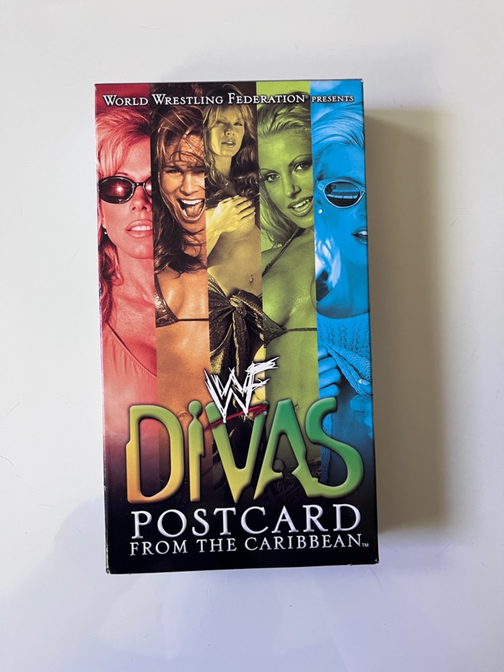 Vintage WWF Divas Postcard From the Caribbean VHS